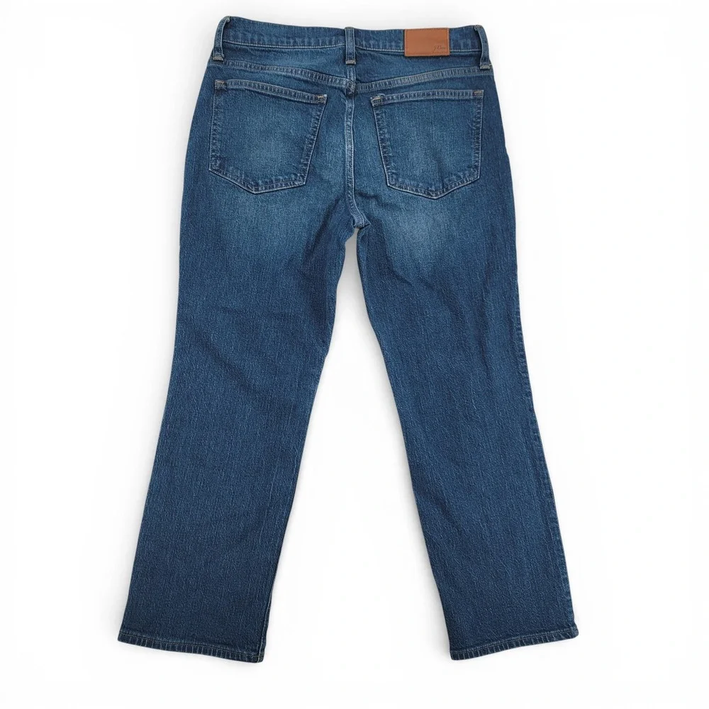 J.Crew Womens 27P Slim Boyfriend Jeans Stretch‎ Denim Blue Casual
